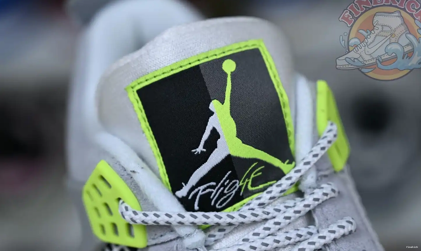 Air Jordan 4 Jordan retro se'95neon 0423